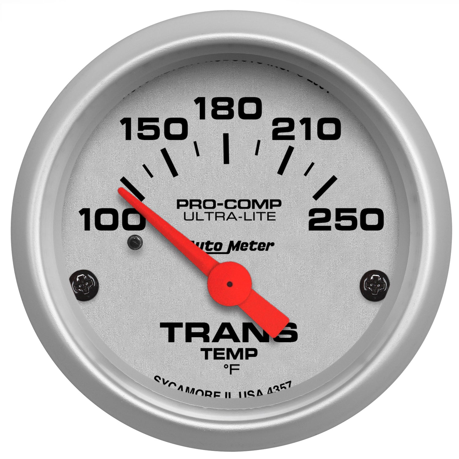 Autometer Ultra-Lite 52mm  100-250 Degree F Mechanical Transmission Temperature Gauge - 4357