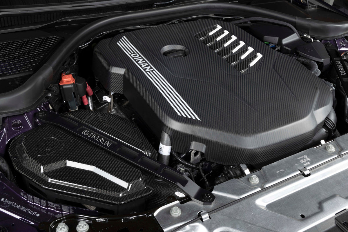 Dinan - Matte Carbon Fiber Engine Cover - 2020-2026 BMW B58D - D590-0004