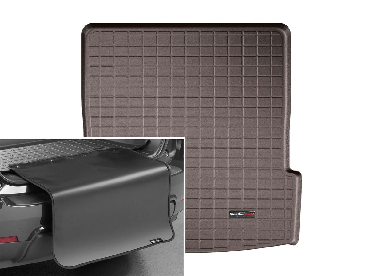 Weathertech - Cargo Liner w/Bumper Protector - Cocoa Behind 2nd Row Seating 17-23 Acadia - 43924SK