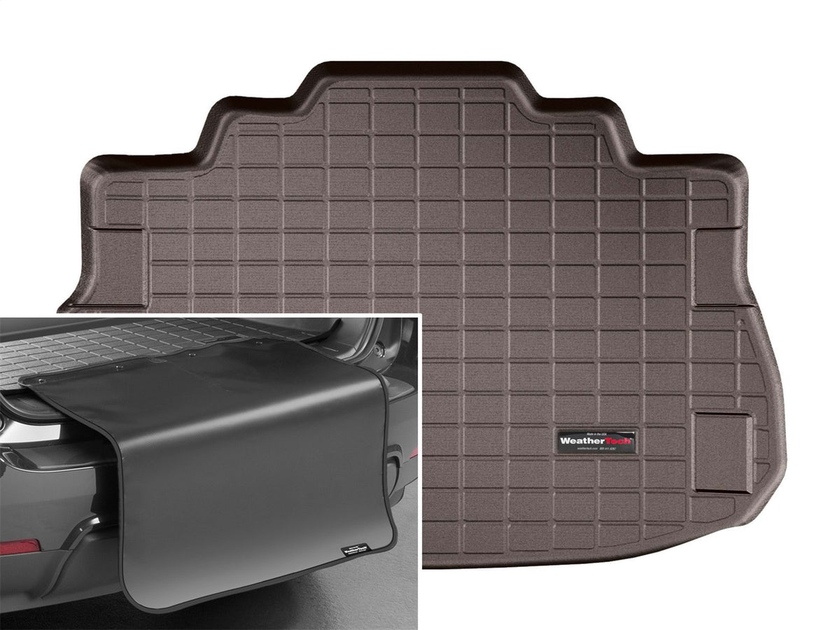 Weathertech - Cargo Liner w/Bumper Protector - Cocoa Behind 2nd Row Seating 17-19 Rover Range Rover Evoque - 43928SK