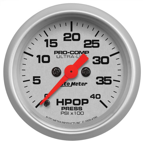 Autometer Ultra-Lite 2 1/16in Electrical 0-4000 PSI High Press Oil Pressure Gauge 94-07 Ford 7.3L - 4396