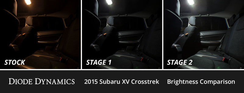 Diode Dynamics 13-16 Subaru XV Crosstrek Interior LED Kit Cool White Stage 1 - DD0509 by Diode Dynamics - detail view