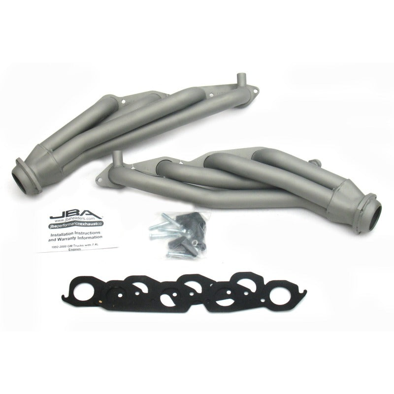 JBA 96-00 GM Truck 7.4L Voretc w/EGR & A.I.R. 1-3/4in Primary Ti Ctd Cat4Ward Header - 1823SJT