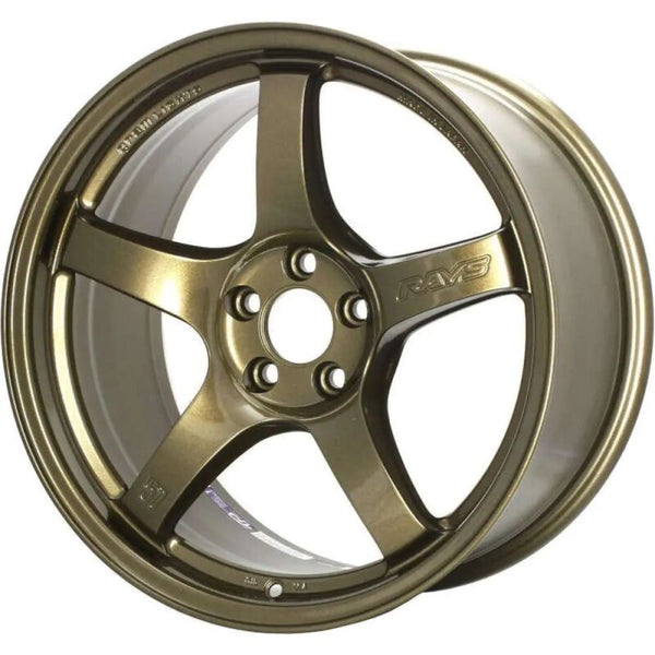 Gram Lights 57CR 18x8.5 +37 5-108 Almite Gold Wheel - WGCRV37RAGP by Gram Lights