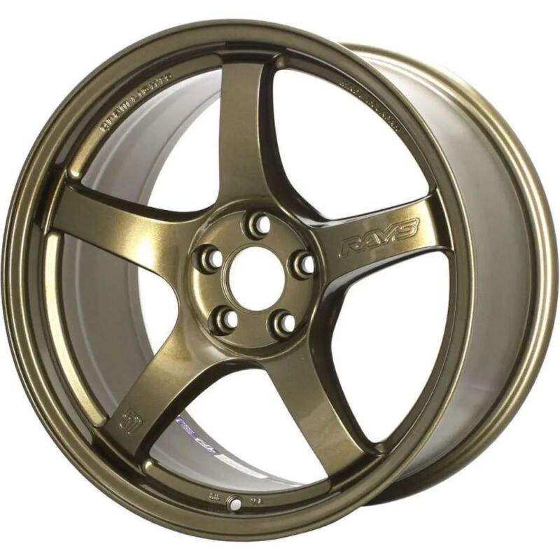 Gram Lights 57DR 18x9.5 +38 5-114.3 Almite Gold Wheel - WGIX38EAGP