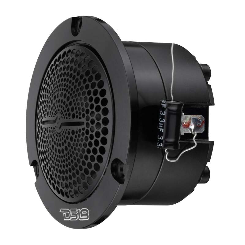 DS18 3in Neodymium Super Bullet 120 Watts RMS 1in Titanium Vc 4ohm Black - GTX2/BK - rear view