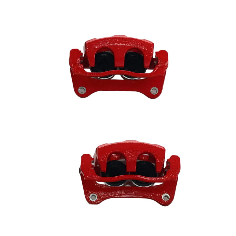Power Stop 09-15 Toyota Venza Front Red Caliper w/Bracket (Pair) - S15090