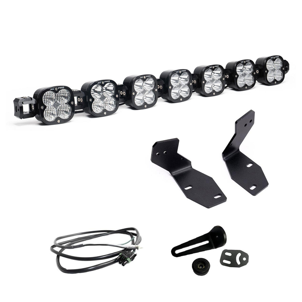 Baja Designs 2023+ Ford Super Duty Bumper 7 XL Pro Linkable LED Light Bar Kit - 447891