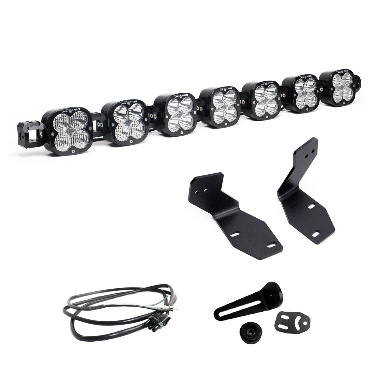 Baja Designs 2023+ Ford Super Duty Bumper 7 XL Pro Linkable LED Light Bar Kit - 447891