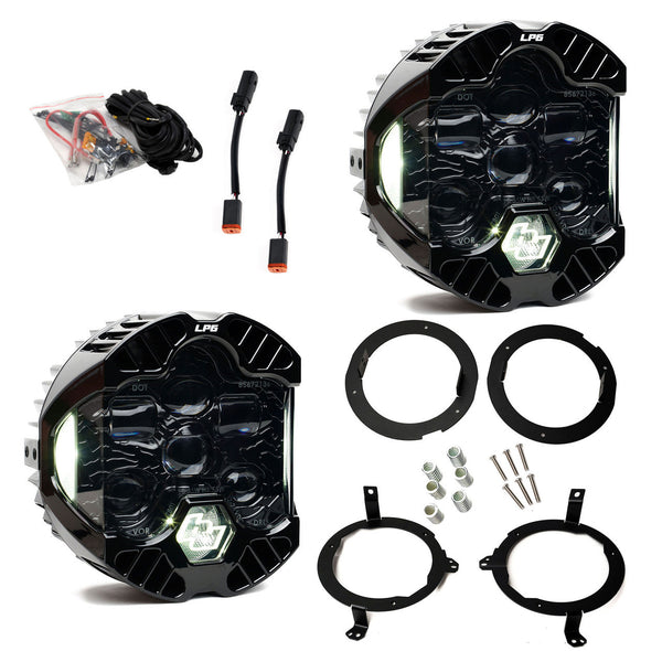 Baja Designs JL/JT DOT LP6 Headlight Kit Clear DRL