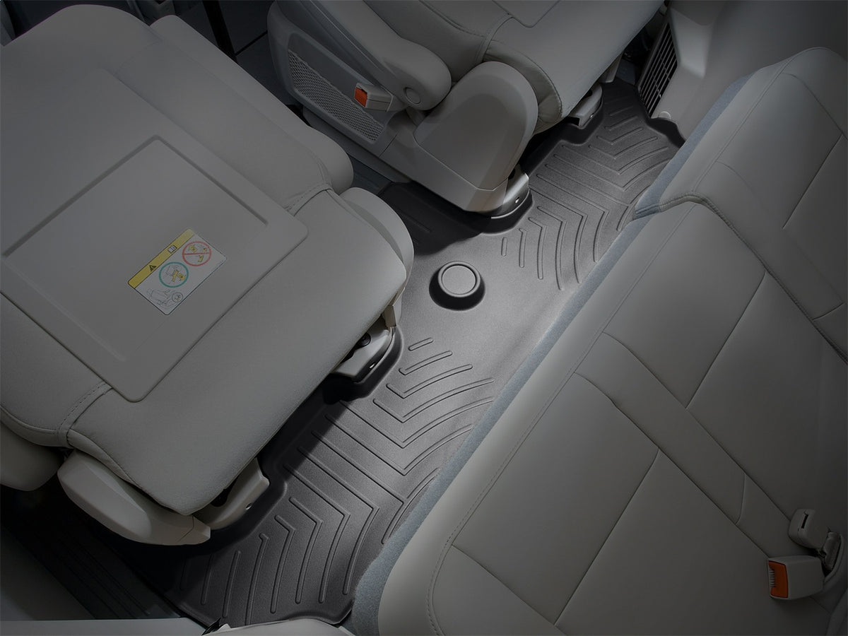 Weathertech - FloorLiner™ DigitalFit® - Black Third Row - 441413-1-2