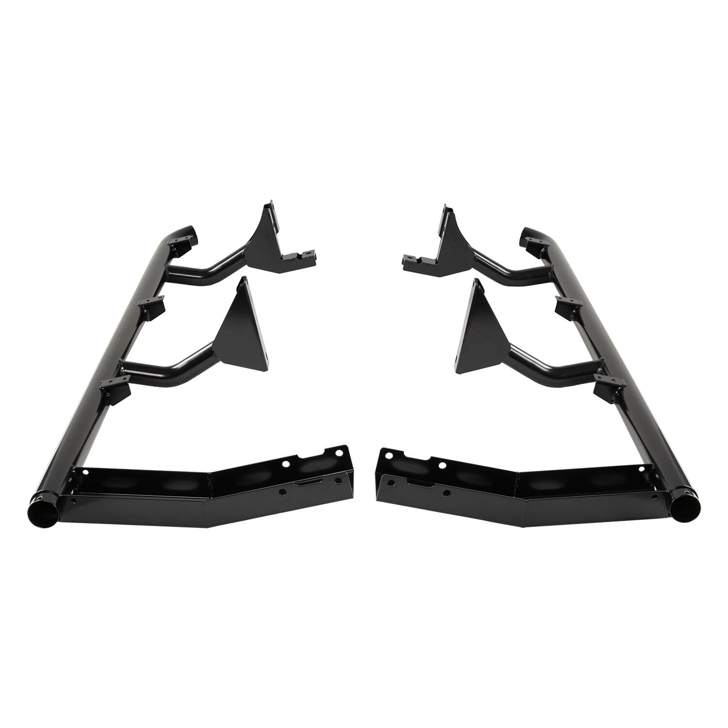 ARB Summit Step Section Hilux Dc/Ec Blk 15On - 4414620 by ARB - front view