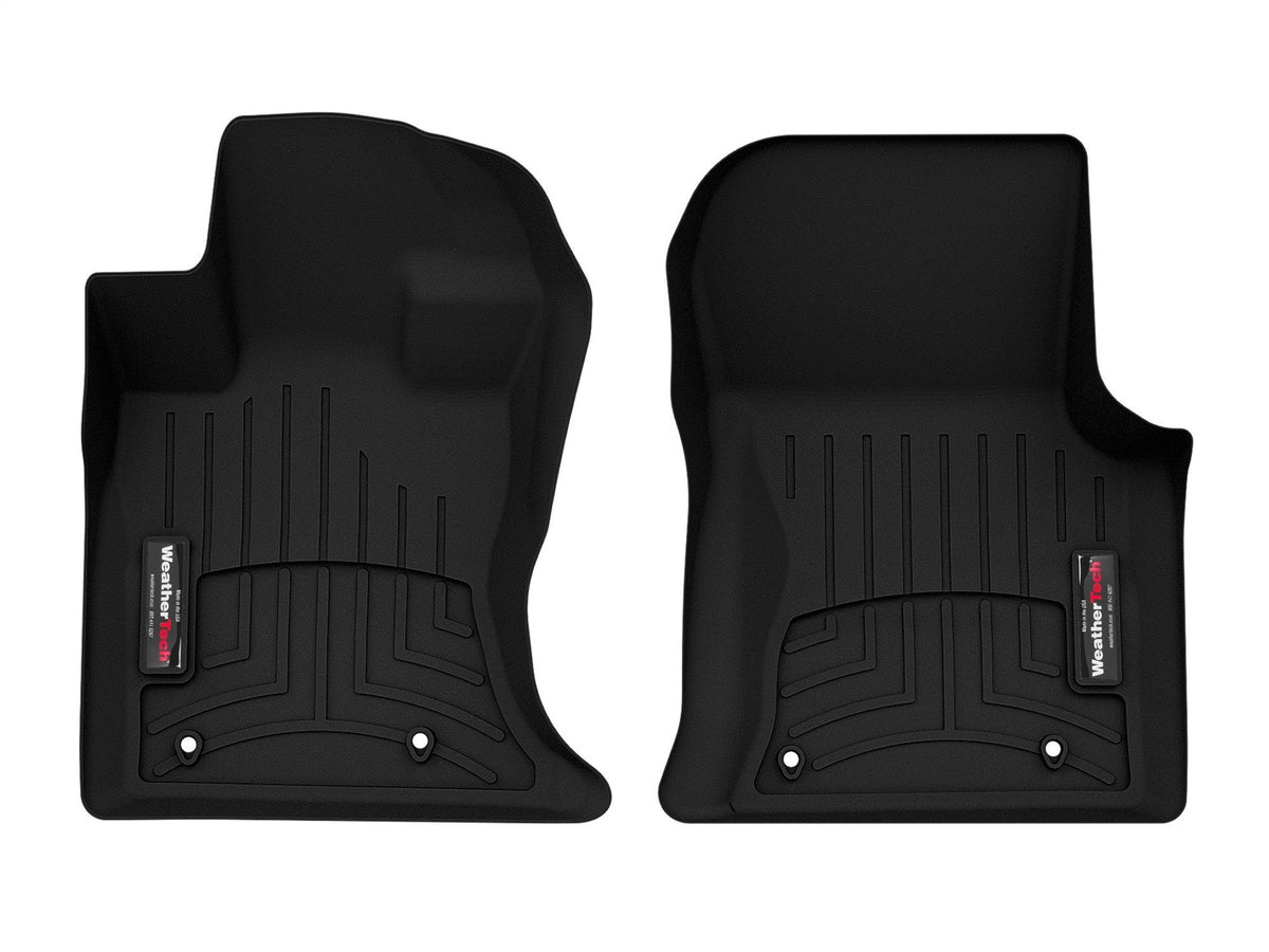 Weathertech - FloorLiner™ DigitalFit® - Black Front 21-26 F Pace / 21-26 Rover Range Rover Velar - 4416741-449632