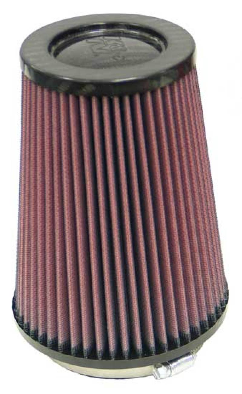 K&N Round Tapered Universal Air Filter 4 inch Flange 5 3/8 inch Base 4 inch Top 7 inch Height - RP-4970 for 2001-2005 Honda C