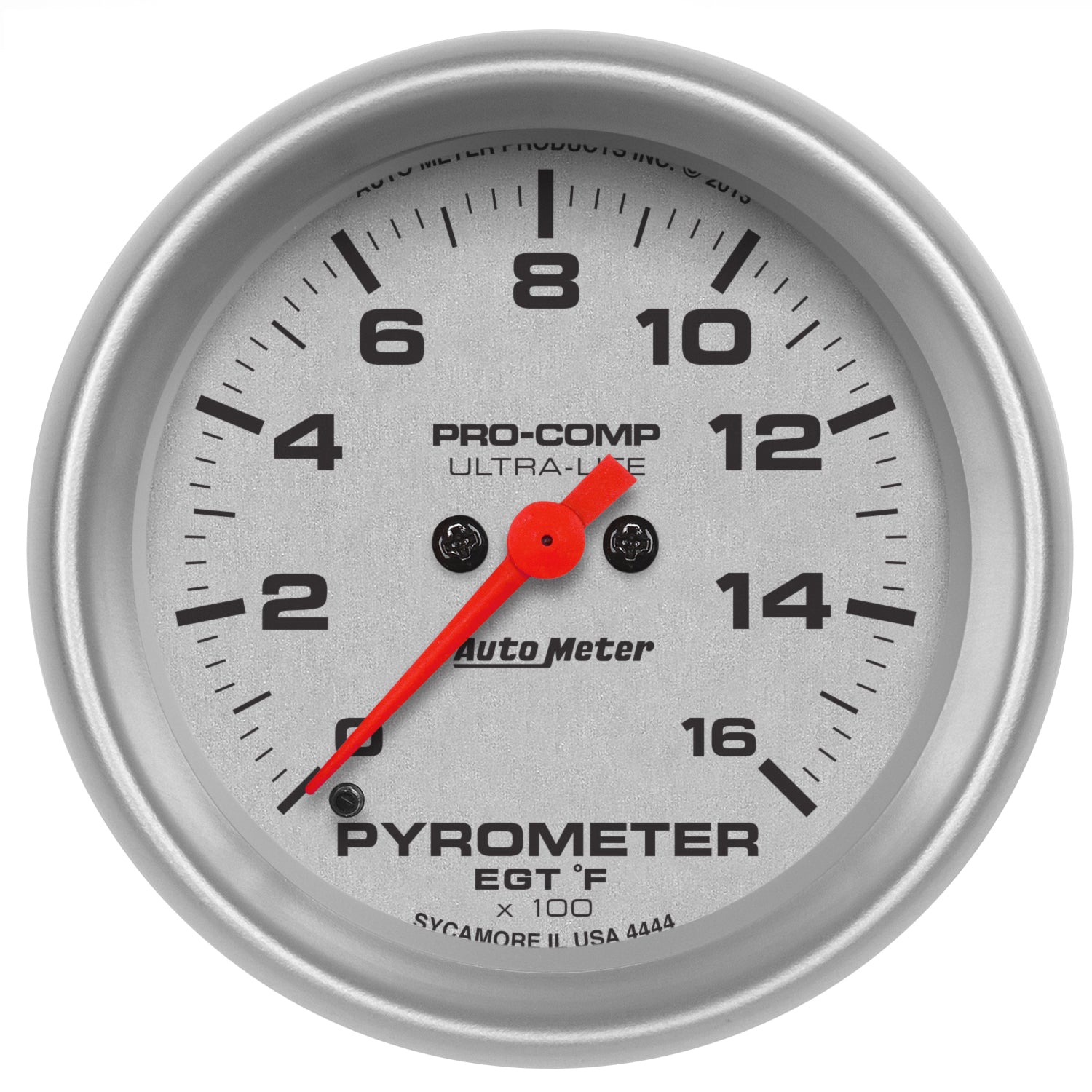 Autometer Ultra-Lite 60mm 0-1600 Deg F Digital Stepper Motor Electronic EGT Gauge - 4444