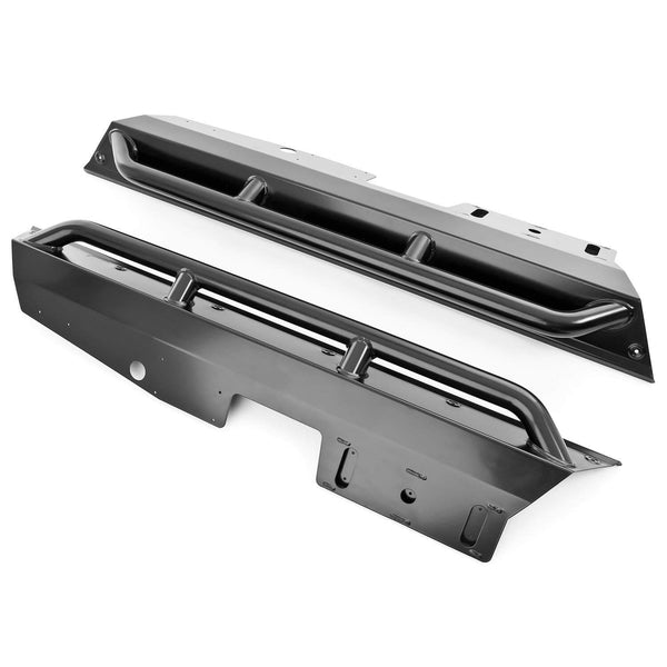 ARB Deluxe Rock Rails Rocker Guards Tj Swb All - 4450010 for 1997-2006 Jeep Wrangler - front view