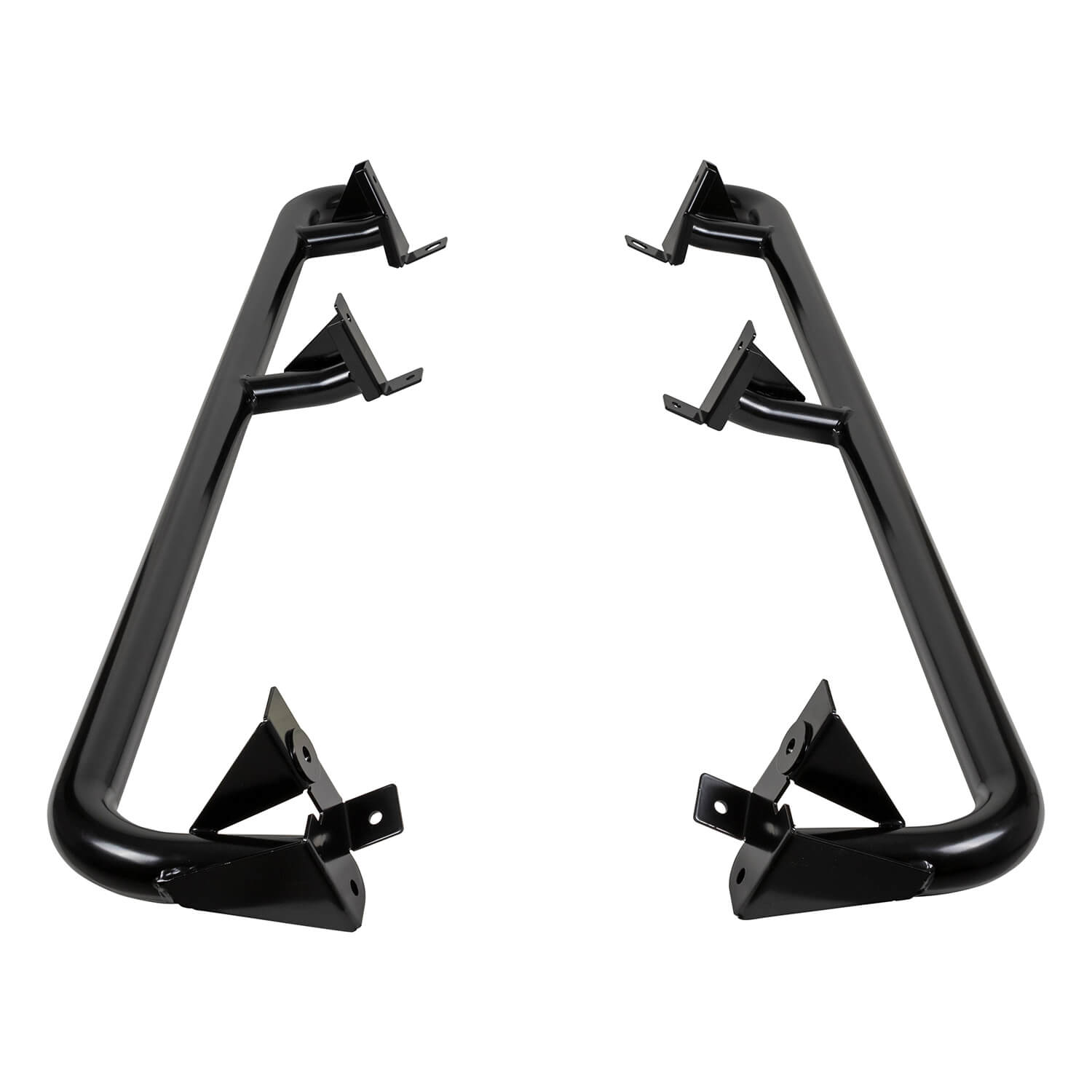 ARB Deluxe Rock Rails Jk Lwb - 4450210 for 2007-2018 Jeep Wrangler - front view