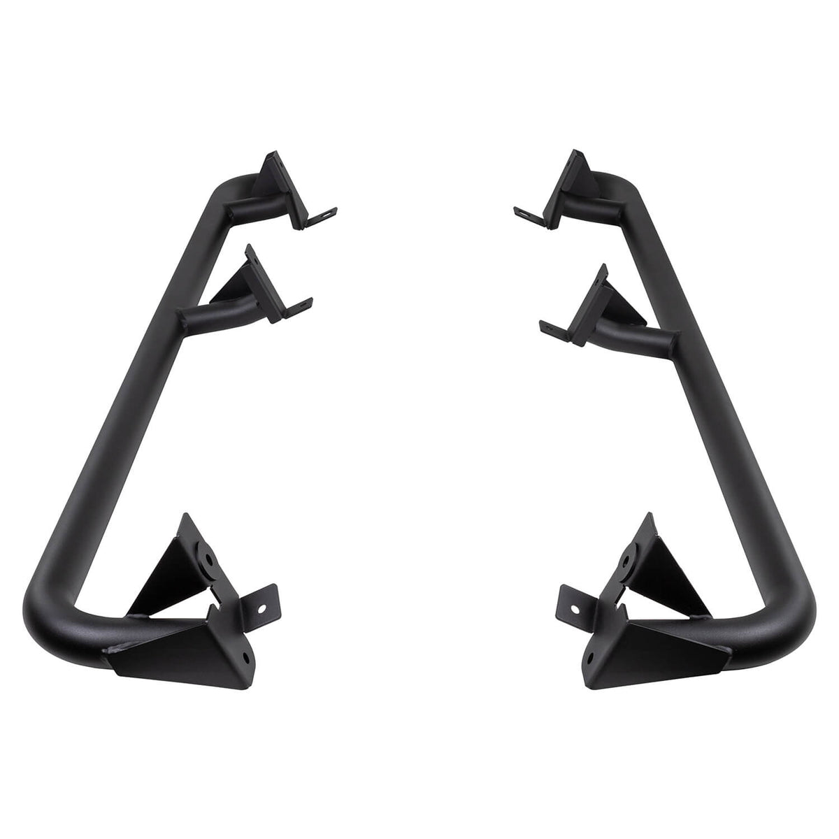 ARB Deluxe Rock Rails Textured Jk Lwb - 4450230 for 2007-2018 Jeep Wrangler - front view