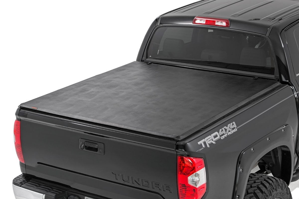 Soft Tri-Fold Bed Cover | 5&#39;7&quot; Bed | Toyota Tundra 2WD/4WD (07-23)