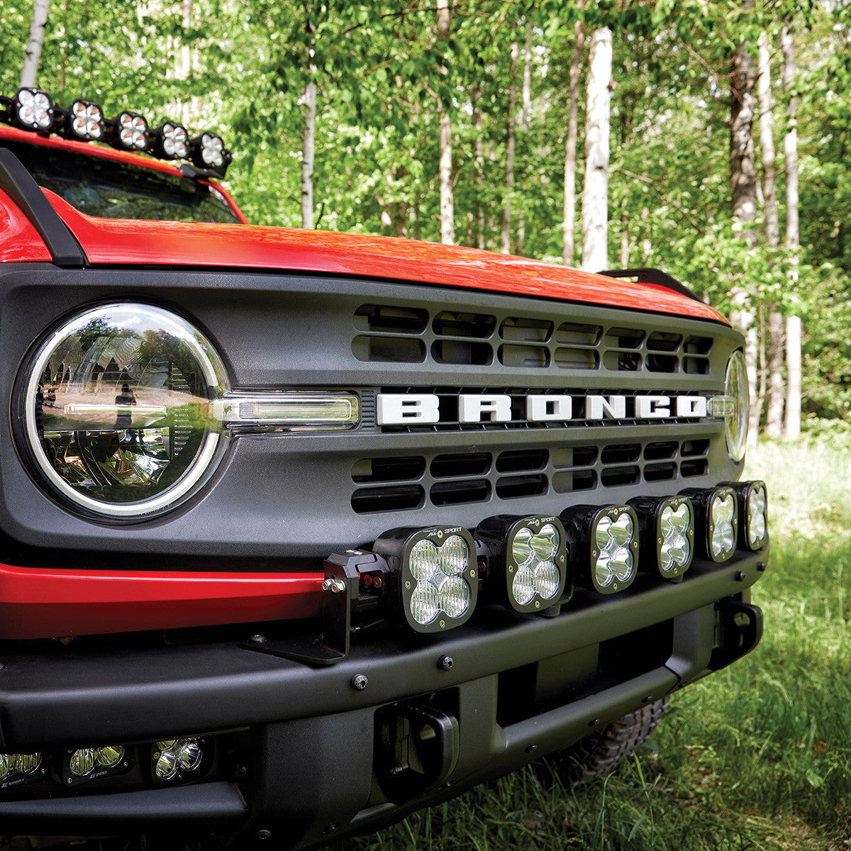 Baja Designs Ford Bronco Steel Bumper 6 XL PRO - View 3