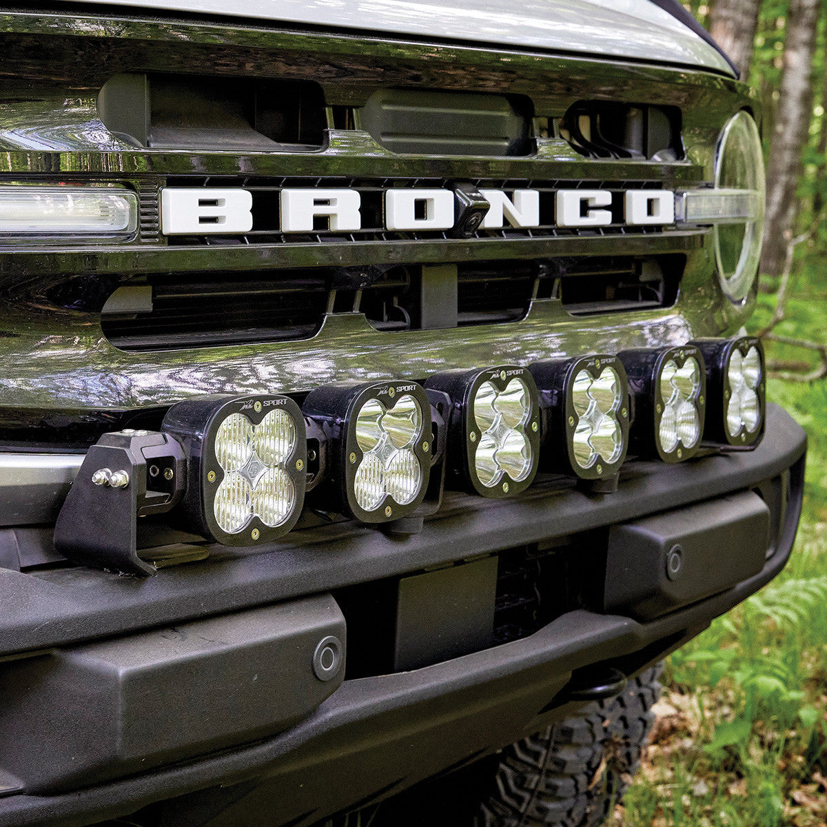 Baja Designs Ford Bronco Plastic Bumper - Install