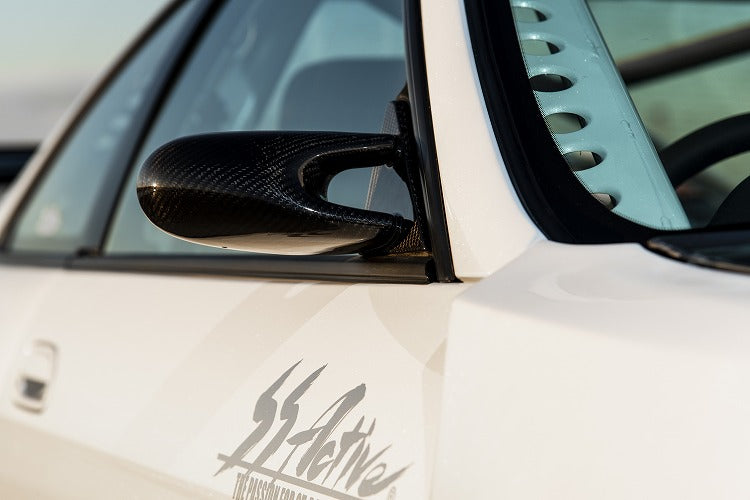 GReddy - Garage Active Group-A Type Dry Carbon Side Mirrors (R32/R33/R34) - 44881102