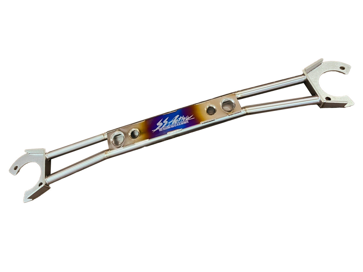 GReddy - Garage Active "SS Active" Titanium Front Tower Bar(s) - (R32/R33/R34) - 44883502