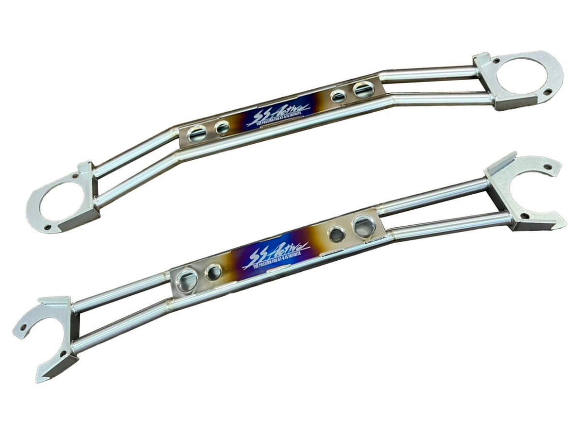GReddy - Garage Active "SS Active" Titanium Front Tower Bar(s) - (R32/R33/R34) - 44883502