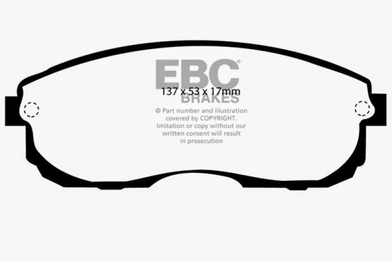 EBC 99-01 Infiniti G20 2.0 Ultimax2 Front Brake Pads - UD430