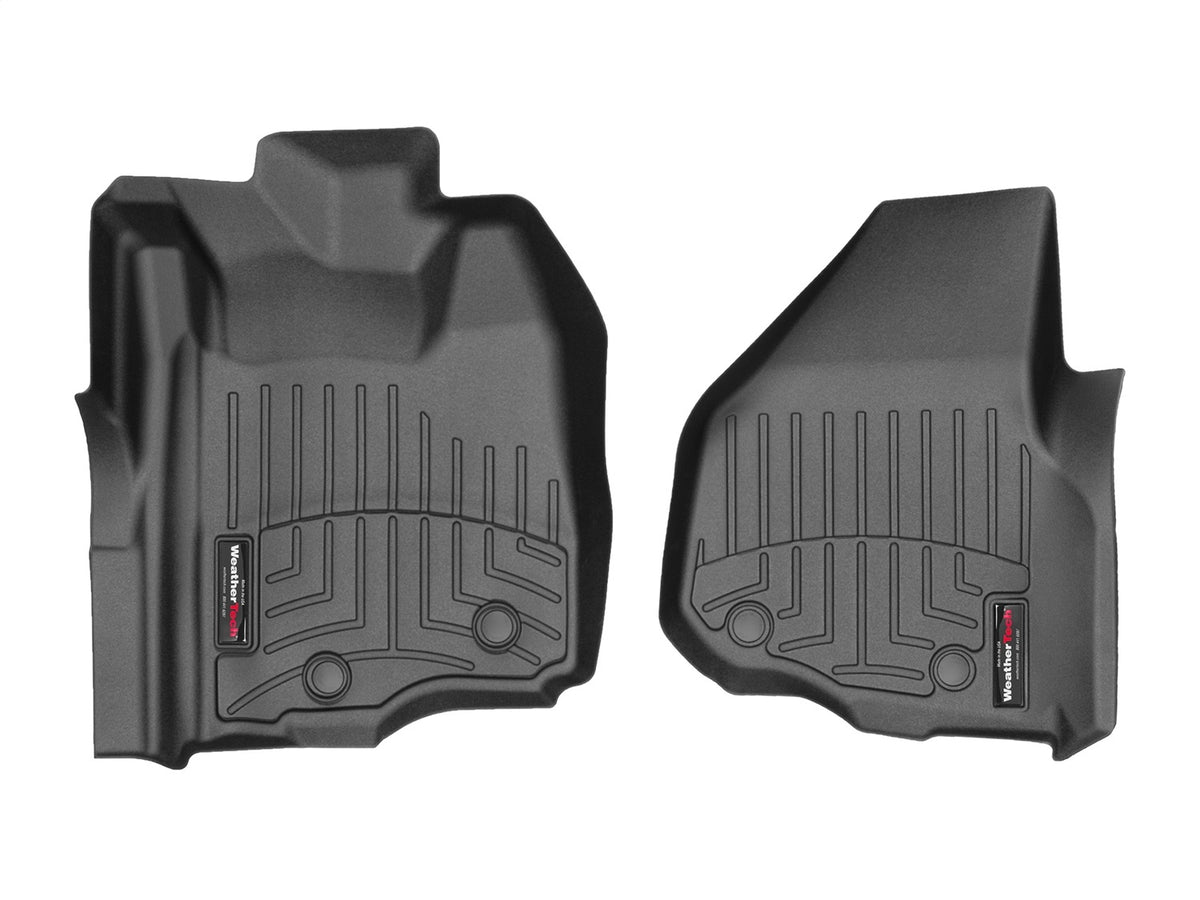 Weathertech - FloorLiner™ DigitalFit® - Black Front 12-16 F 250 / 12-16 F 350 - 449601V-443053V