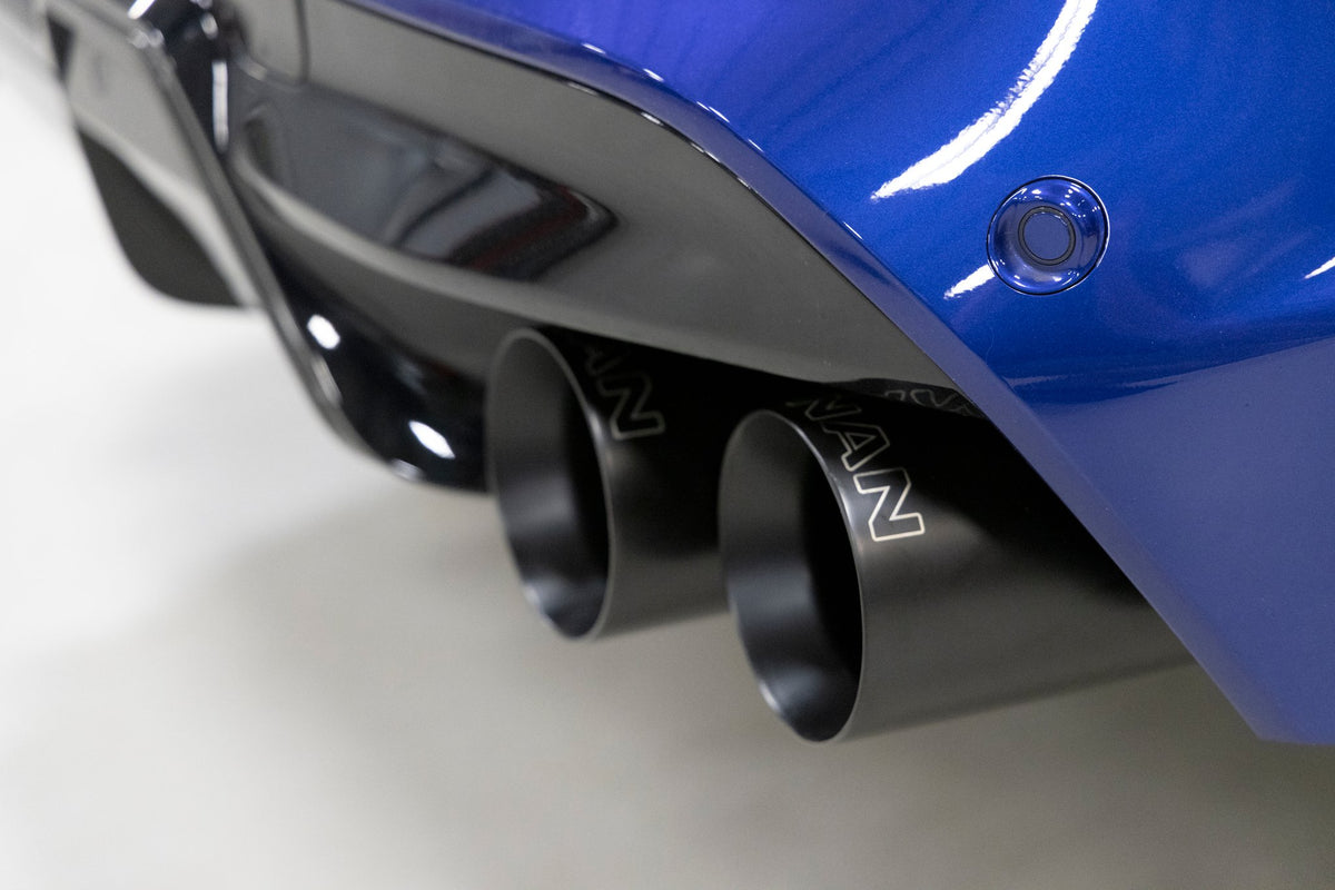 Dinan - Valved Axle-Back Exhaust - 2020-2026 BMW X5M/X6M - D660-0090-BLK