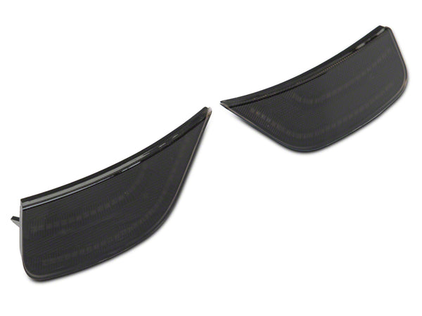 Raxiom 21-23 Tahoe/Yukon Axial Series Amber LED Front Sidemarkers- Smoked - CT11641 for 2021-2024 Chevrolet Tahoe - front vie