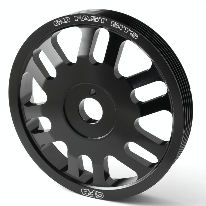 GFB Subaru BRZ/Toyota 86/Scion FR-S Lightweight Crank Pulley - 2220 for 2013-2020 Subaru BRZ - angle view