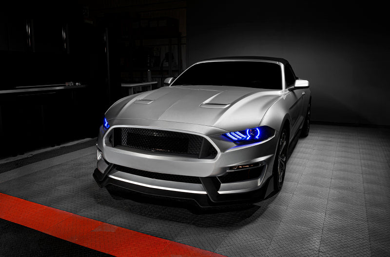 Oracle 18-21 Ford Mustang Dynamic DRL w/ Halo Kit & Sequential Turn Signal - ColorSHIFT SEE WARRANTY - 1446-332