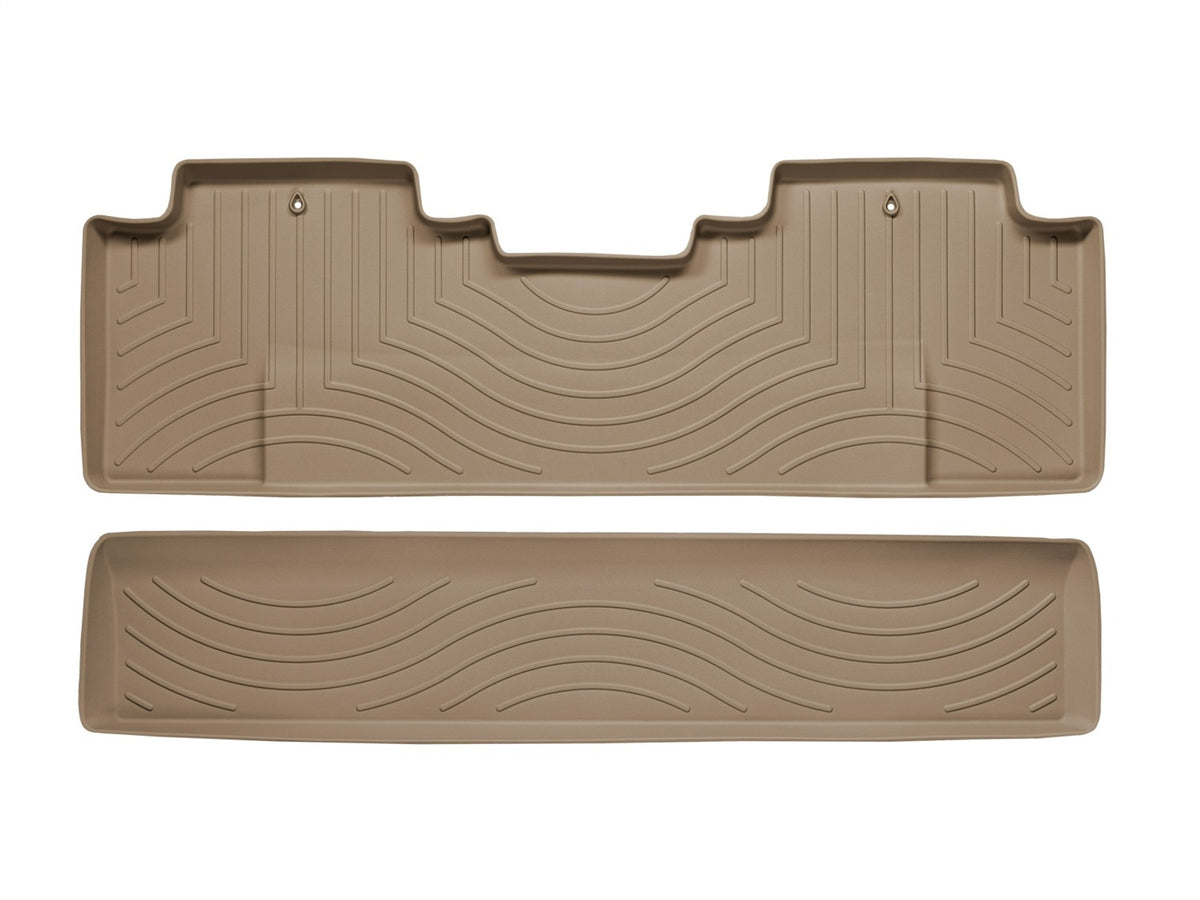 Weathertech - FloorLiner™ DigitalFit® - Tan Rear 06-14 Honda Ridgeline - 450502