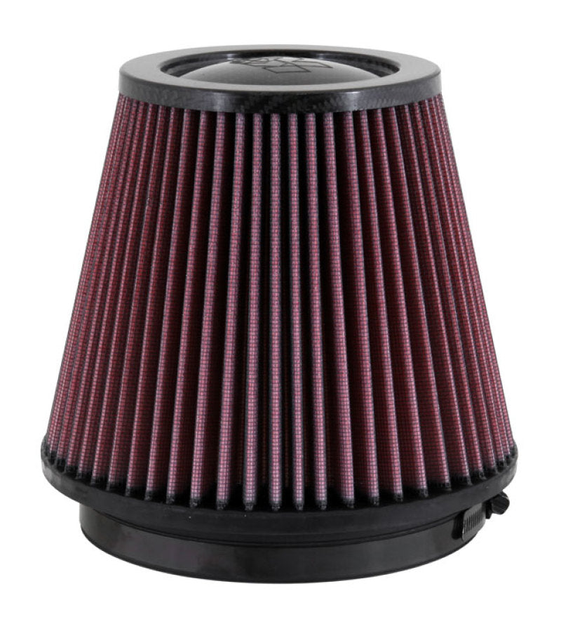 K&amp;N Filter Universal Air Filter Carbon Fiber Top With 6in Flange x 7.5in Base x 6in H - RP-5168
