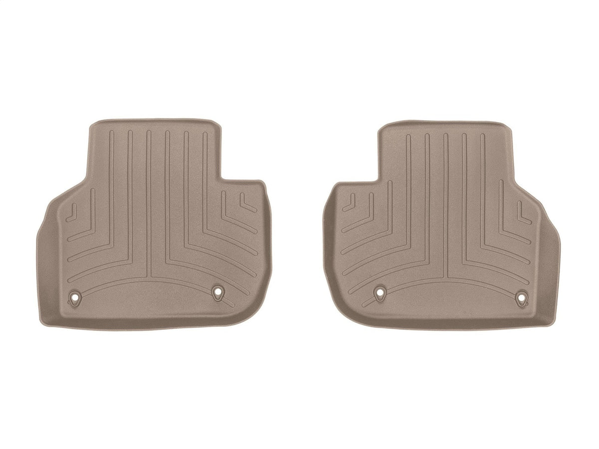 Weathertech - FloorLiner™ DigitalFit® Tan Front & Rear Set 16-24 Jaguar XF - 4511031-4510032