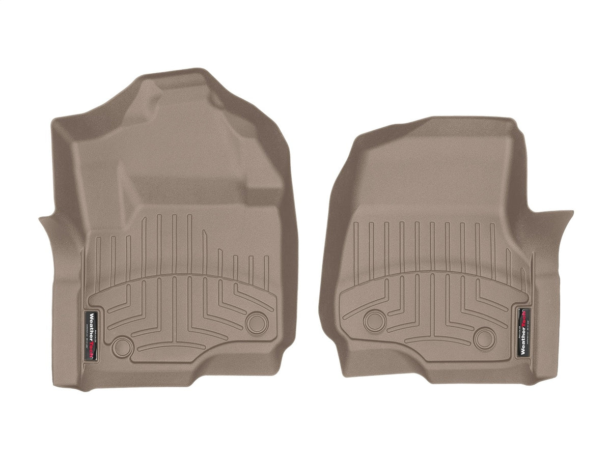 Weathertech - FloorLiner™ DigitalFit® Tan Front & Rear Set 23-26 Ford F-250 / 23-26 Ford F-350 - 451012-1-6