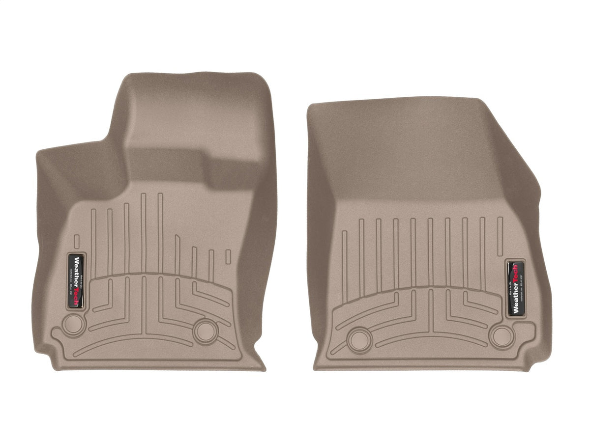Weathertech - FloorLiner™ DigitalFit® Tan Front & Rear Set 17-20 Lincoln Continental - 451034-1-2