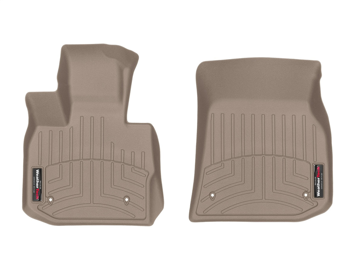 Weathertech - FloorLiner™ DigitalFit® Tan Front & Rear Set 18-24 BMW X3 / 19-25 BMW X4 - 451273-1-2