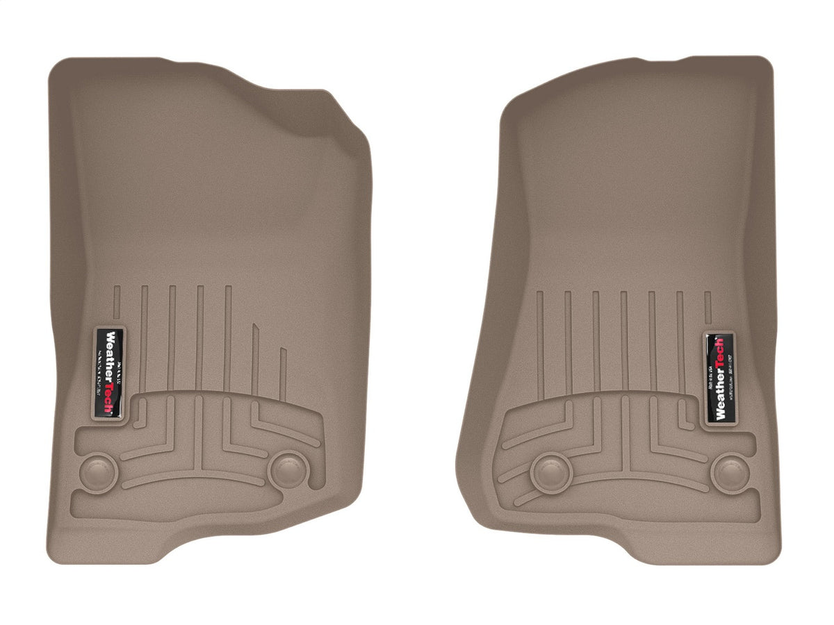 Weathertech - FloorLiner™ DigitalFit® Tan Front & Rear Set 18-26 Jeep Wrangler - 451313-1-2IM