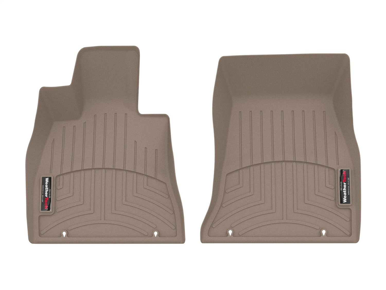 Weathertech - FloorLiner™ DigitalFit® Tan Front & Rear Set 21-24 Genesis G80 - 451659-1-2