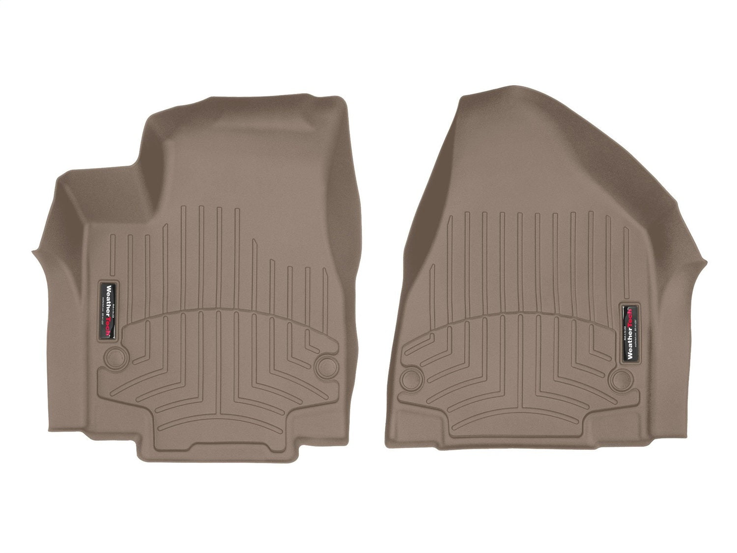 Weathertech - FloorLiner™ DigitalFit® Tan Front Set 21-25 Chrysler Pacifica - 4516621-459453