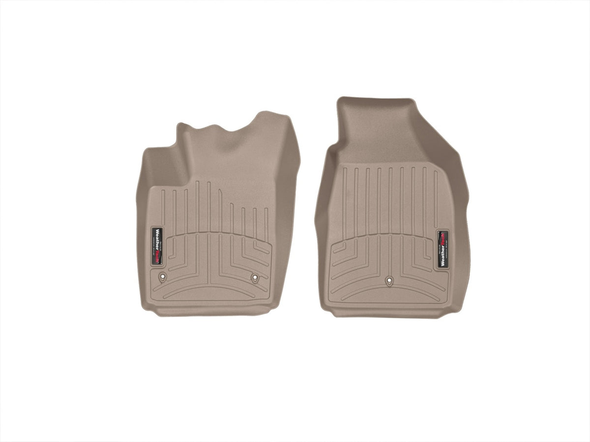 Weathertech - FloorLiner™ DigitalFit® Tan Front & Rear Set 14-17 Fiat 500 - 45369-1-2