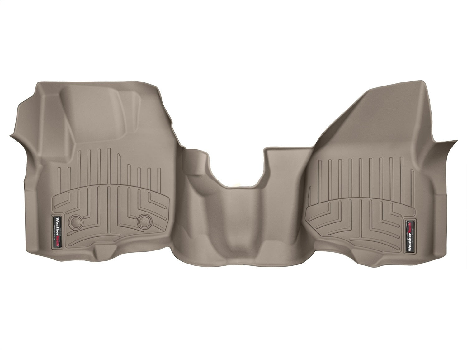 Weathertech - FloorLiner™ DigitalFit® Tan Front & Rear Set 12-16 Ford F-250 / 12-16 Ford F-350 / 12-16 Ford F-450-Super-