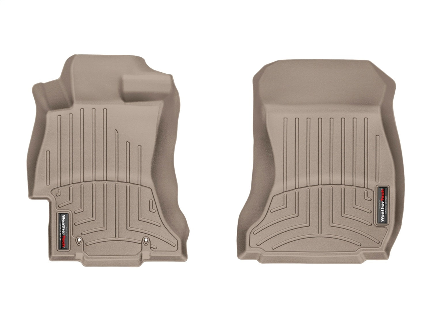 Weathertech - FloorLiner™ DigitalFit® Tan Front & Rear Set for Crosstrek / Impreza / WRX / WRX-STI - 45439-1-2IM