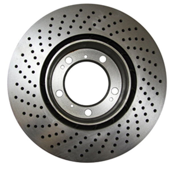 EBC 07-09 Porsche 911 (997) (Cast Iron Rotor only) 3.6 Twin Turbo Premium Rear Rotors - RK1933XD for 2007-2012 Porsche 911 - 