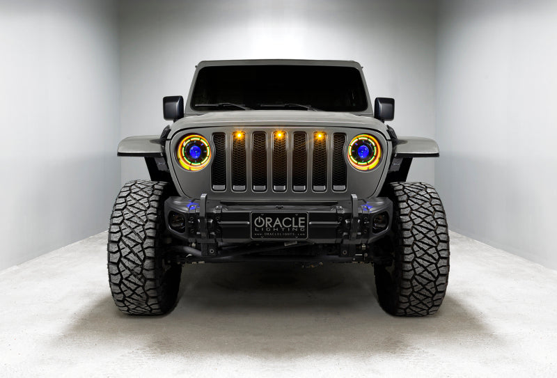 Oracle Oculus Bi-LED Projector Headlights for Jeep JL/Gladiator JT - w/ Simple Cntrl SEE WARRANTY - 5839-504-B