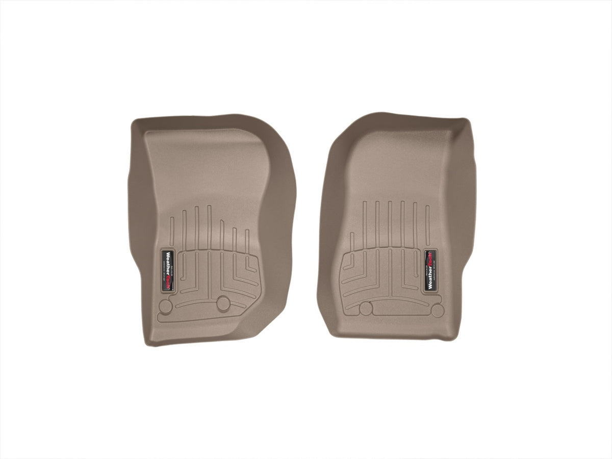 Weathertech - FloorLiner™ DigitalFit® Tan Front & Rear Set 14-18 Jeep Wrangler - 45573-1-2