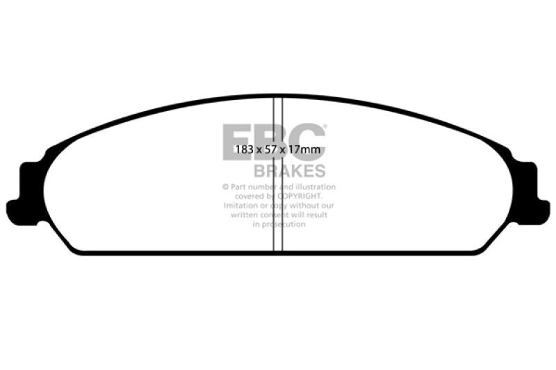 EBC 13-14 Chrysler 200 3.6 Ultimax2 Front Brake Pads - UD1058